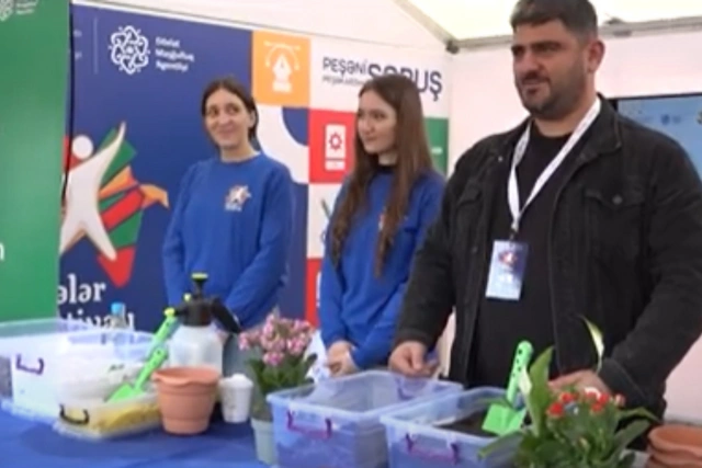 Bakıda keçirilən Peşələr Festivalından görüntülər - VİDEO